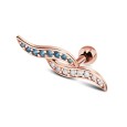 Beautiful Crystal Ear Piercing TIP-2715